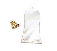 VICASKY White Electric Guitar Truss Rod Cover Screws Thick Shell Fits Electric Guitar and Bass Precise Measurements for Easy Installation