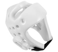VICASKY White Pu Boxing Headgear Ergonomic Design and Portable Lightweight Construction for Taekwondo and Ice Hockey Sparring Protective Gear