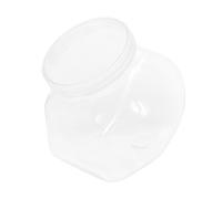 VICASKY Wide Mouth Plastic Storage Jar 2000ml Beverage Canister with Lid for Kitchen Candy Container and Food Organization