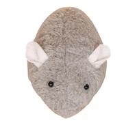 VICASKY Wind up Mouse Cat Toy Interactive Plush Toy Mouse for Indoor Cats 10cm Grey for Chasing and Playing