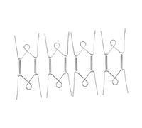 VICASKY Wire Plate Hanger 4pcs Decorative Wall Plate Hangers, W-Shaped Wire, Stainless Steel, Silver, Space-Saving Wall Plate Display for Dish Decor