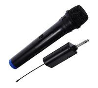 VICASKY Wireless Handheld Microphone Professional Cordless Mic with Receiver for Outdoor Karaoke Home Singing Lightweight Portable Black