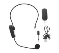 VICASKY Wireless Headset Microphone Black Abs Comfortable Ear Microphone for Teachers and Public Speakers Compatible with Wireless Speakers and Computers for Classroom and Speaking