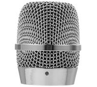 VICASKY Wireless Microphone Steel Mesh Head Replacement Ball Mic Accessory for Ktv Live Performance Compatible Mic Replacement Metal Head for