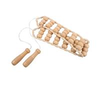 VICASKY Wood Back Massage Roller with Large Handle Manual Muscle Roller Stick for Neck Shoulders Legs Back Relief Ergonomic Grip Wooden Massage Tool for Trigger Point Therapy and Stress