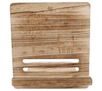 VICASKY Wood Music Stand Portable Sheet Music Rack Foldable Lightweight Book Holder Tablets Textbooks with Adjustable Angle Vintage Style