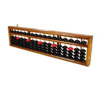 VICASKY Wooden Abacus 17 Column Chinese Abacus Counting Tool Vintage Style Learning for Kids Students Teachers Maths Equipment and Office Decor