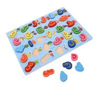 VICASKY Wooden Arabic Alphabet Puzzle Preschool Letter Matching Game Early Education Montessori for Language Learning and Family Bonding