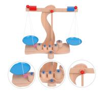 VICASKY Wooden Balance Scale Educational DIY for Montessori Math Teaching Aid Smooth Material Design for Learning Numerical Calculation and Balance Concepts