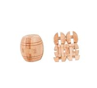 VICASKY Wooden Barrel Lock Toy Puzzle and Intelligent Cube for Boys and Girls Brain Teaser Puzzles for Year Old Boys Made of Wood Material