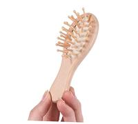 VICASKY Wooden Cushion Hair Brush Natural Beech Paddle Comb for Scalp Massage Ergonomic Design for Home and Hotel Use Gentle Detangling and Relaxation