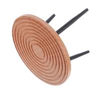 VICASKY Wooden Dollhouse Round Tea Table Model Miniature Furniture for Role Play Craftsmanship for Family Bonding and Collaborative Decor