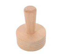 VICASKY Wooden Egg Tart Mold with Removable Bottom Round Pastry Tamper Tool for Even Pressing Seamless Demolding Natural Wood Craftsmanship for DIY Baking and Professional Chefs