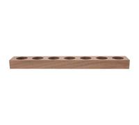 VICASKY Wooden Essential Oil Display Holder 7-Slot Storage Rack for Essential Oil Bottles Tabletop Organizer Cosmetic and Nail Polish Storage Shelf