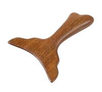 VICASKY Wooden Gua Sha Massager 5.5 Inch Mermaid Tail Shaped Reflexology Stick Portable Muscle Relaxation Tool for Facial Skin On-the-go Relaxation for Men Women