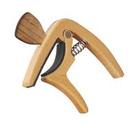 VICASKY Wooden Guitar Capo and Picks Adjustable Capo for Electric and Acoustic Guitars Solid Construction for Performance and Studio Use