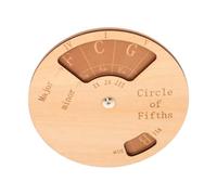 VICASKY Wooden Guitar Chord Wheel Scale and Chord Chart Tool Beginner Music Learning Tools Home Study