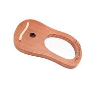 VICASKY Wooden Lyre Harp for Starter 10 Strings Portable Musical Instrument Set Perfect for Boys and Girls Adults and Musicians