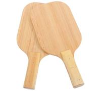 VICASKY Wooden Table Tennis Racket for Blind Persons with Antislip Handle and Ergonomic Grip Design, Paddle Rackets for Training and Competitions, Beige Visual Impairment Aid