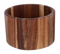 VICASKY Wooden Utensil Holder Rustic Farmhouse Kitchen Crock for Countertop Storage Space Saving Organizer for Spatulas Spoons and Cooking Tools Natural Wood Decor Enhancing Home Charm