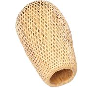 VICASKY Woven Bamboo Lampshade Khaki Color Featuring Sturdy Bamboo Material and Unique Woven Design, for Creating A Warm Atmosphere in Bars and Hotels