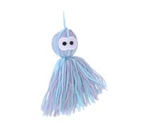VICASKY Yarn Ball Cat Teaser Replacement Head Soft Yarn Ball Interactive Kitten Toys Safe For Cats And Humans Suitable For All Cat Sizes Sky-blue