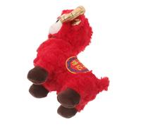 VICASKY Year of Goat Plush Doll, Soft Red Zodiac Figurine Gift | Plush and PP Cotton, Rounded Traditional Style, Family Gatherings, Office Decoration, Friendly