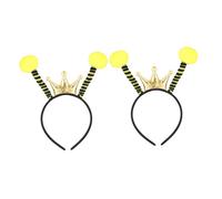 VICASKY Yellow Tentacle Hair Bands 2pcs Sponge Bee Ant Insect Headband Costume Props Masquerade Party Hair Accessories for Women