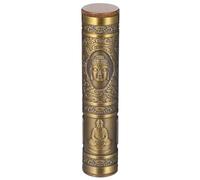 VICASKY Zinc Alloy Metal Cigarette Case with Airtight Storage and Pressure Proof Design, Pocket Size Cigarette Tube for Outdoor Travel and Business Use, Sturdy and Portable Tobacco Storage