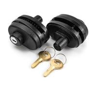 VicBre 2 PCS Keyed Alike Trigger Gun Locks for Pistols Rifles
