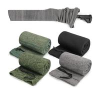 VicBre Extra-Wide Silicone Treated Knit Gun Sock, 47' x 6' Flexible Design Gun Sleeve for Rifles and Shotguns with Scopes, Hunting and Shooting Holder Socks (4 Pack Mix Color)