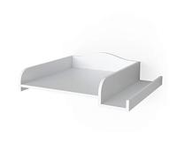 Vicco Changing Attachment, White, 83 x 72 cm on Washing Machine | On washing machine, with double-sided shelf for flexible use
