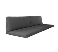 Vicco Pallet cushion set, Anthracite, 4 parts