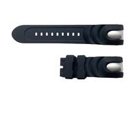 Vicdason Watch Replacement Rubber Silicone Band/Strap with Metal Inserts for Invicta Reserve Collection Venom - Black Invicta Watch Strap