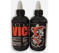 Vice Colors Vicious Black - Drawing Ink, The Tattoo Artist Choice for Blackout Heavy Blackwork and Solid Black Drawings - 8.5oz/250ml
