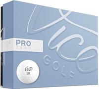 Vice Golf Pro Zero | 12 Golf Balls | Features: Direct Feedback, Maximum Durability, High Spin | Profile: Designed for Casual Golfers