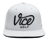 Vice Golf Unisex Crew Cap Hat, White, M UK