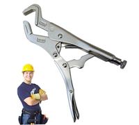 Vice Grips Pliers, Z-Type Locking Self-Tightening Heavy-Duty Adjustable Fast Release Needle Nose Vice Grips Multifunction Ideal for Clamping Twisting