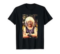 Vice Squad Singer Beki Bondage by Virginia Turbett T-Shirt, Men, Black, Large