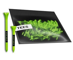 Vice Unisex's Minimal Golf TEE, Lime, One Size