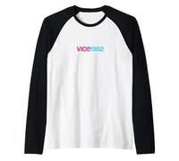 Vice1982: Miami Retro 1980s Raglan Baseball Tee