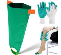 Vicenpal 2 Pcs Easy Slide Compression Stocking Aid Device for Putting on Socks Helpers Tool Compression Stocking Donning Gloves for Seniors Women