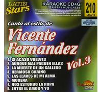 Vicente Fernandez - Karaoke: Vicente Fernandez, Vol. 3 - Latin Stars Karaoke