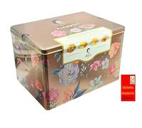 Vicenzi Matilde ROMA Italian Biscuit Assortment 907g Tin, Biscuits Gift Tin Set, Biscuits on Christmas, Milk & Chocolate Cream Puff Pastry, Shortbread Cookies with Snackify Nutri Book (5 Tins)