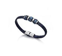 Viceroy 6304P09013 Men's Fashion Bracelet Stainless Steel Leather 21.5 cm