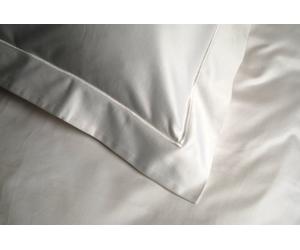 viceroy bedding 100% Egyptian Cotton 1000 Thread Count Continental SQUARE Oxford 65cm x 65cm Pillow Cases, White, Pair