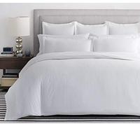 viceroy bedding 100% Egyptian Cotton, BOUTIQUE STRIPE Flat Sheet, WHITE, Single Bed Size, 800 Thread Count