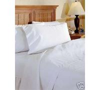 viceroy bedding 100% Egyptian Cotton Flat Sheet, White, Single 400 Thread Count