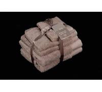 viceroy bedding Extra Absorbent Quick Dry Towels 100% Pure Egyptian Cotton 650gsm Bathroom Towel Bale Bundle Bath Fashions Collection Set BEIGE NATURAL (3pc Set: Face + Hand + Bath Towel)