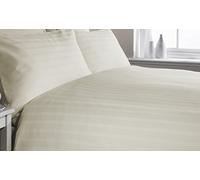 viceroy bedding IVORY/CREAM DOUBLE Bed Size TRIPLE STRIPE Print, 300 Thread Count Luxury Egyptian Cotton, Duvet Cover and Pillow Cases Bedding Set